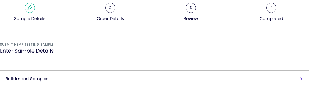 SC Labs CSP Updated Sample Submission page - Detail 1